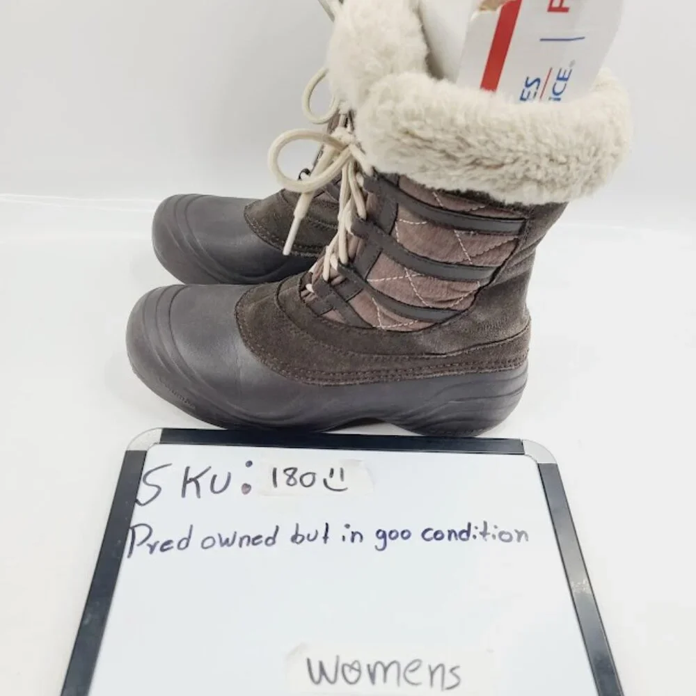 Columbia Women's Brown Sierra‎ Summette BL1519-205 Leather Ankle Snow Boot Sz 8